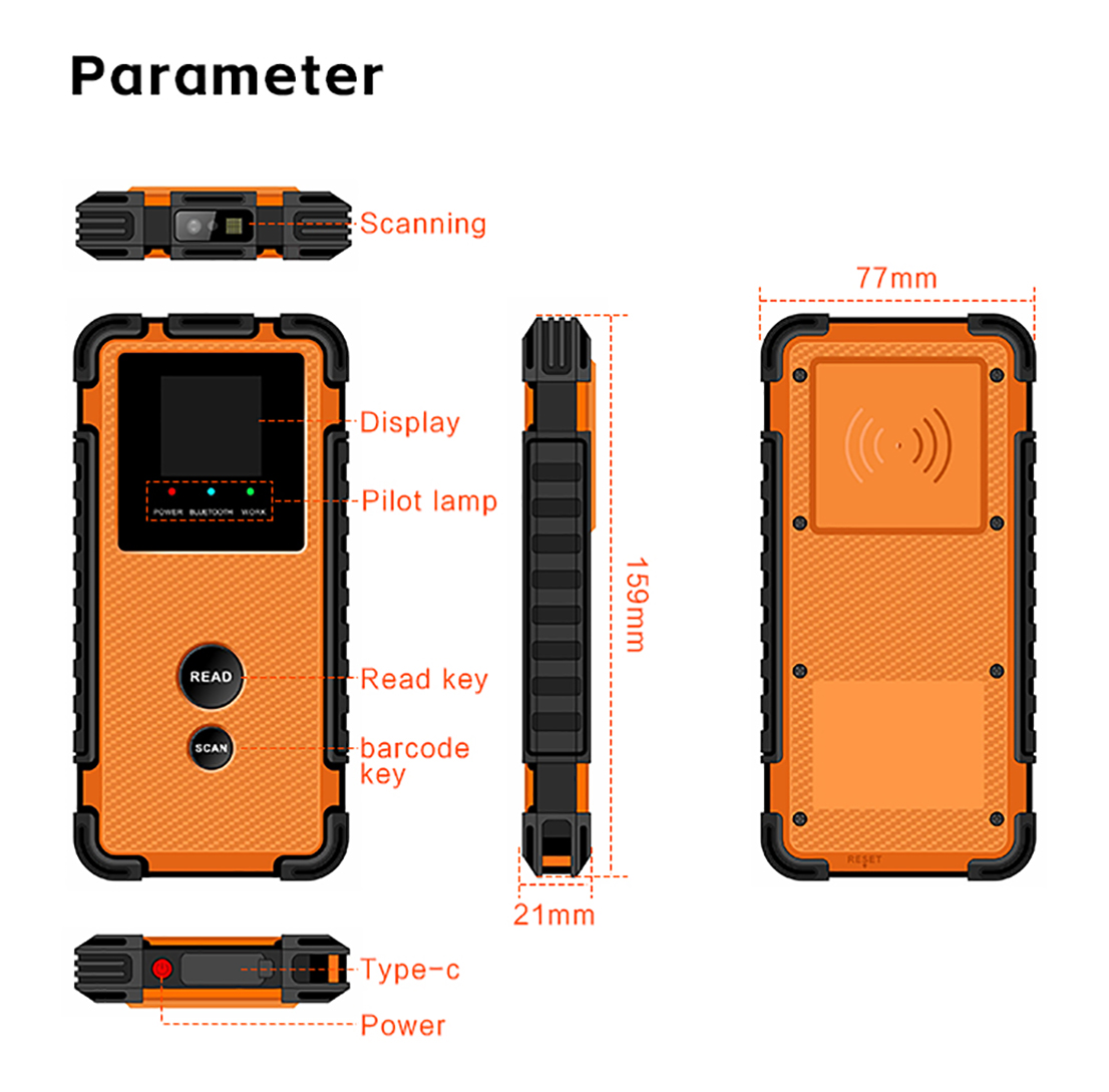 Barcode& RFID Scanner A5（images 8）